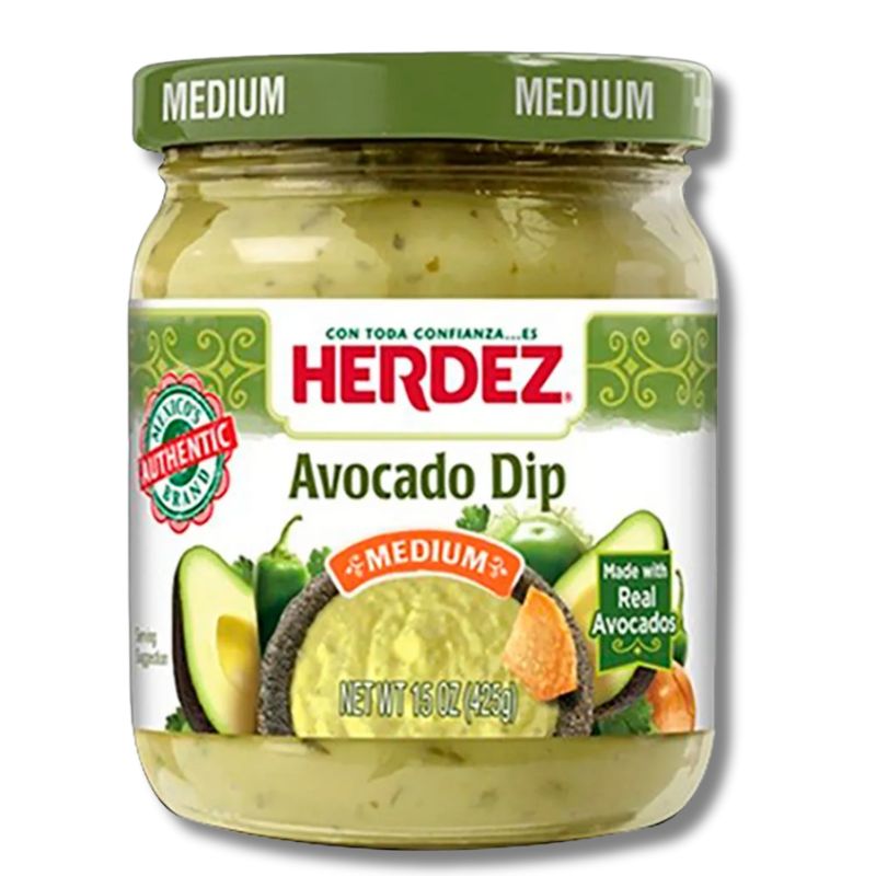 Avocado Dip Medium Herdez 425 Grs.