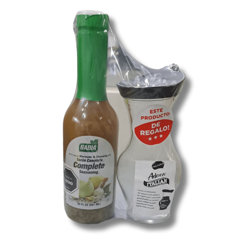 Pack Badia  Aderezo  + Vinagrera 20 Oz (591.48Ml)