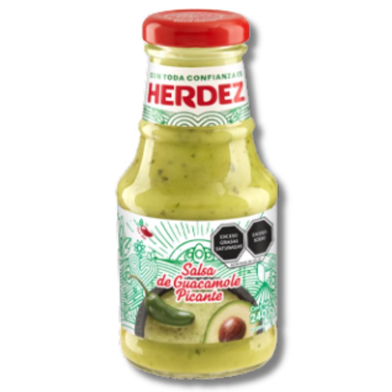 Salsa De Guacalome Picante Herdez 240 Grs.