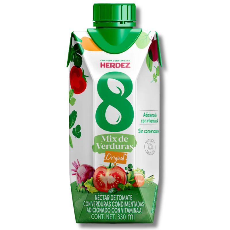 Nectar 8 Vegetales Original Herdez 330 Ml
