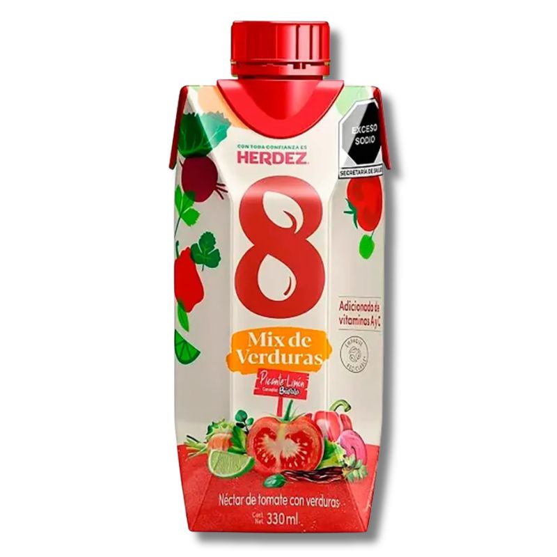 Nectar 8 Vegetales Picante Herdez 330 Ml