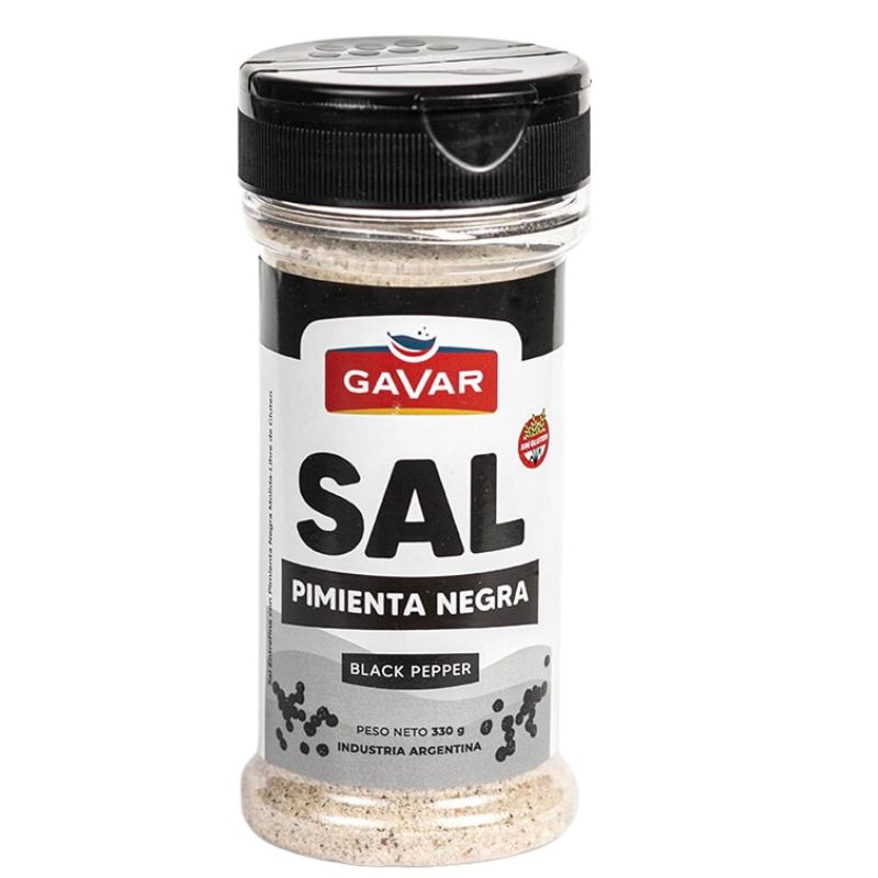 SAL CON PIMIENTA BADIA GAVAR 330g