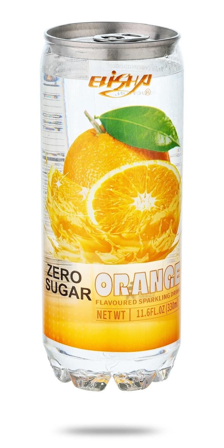 ELISHA AGUA SABORIZADA NARANJA ZERO AZUCAR 330ML